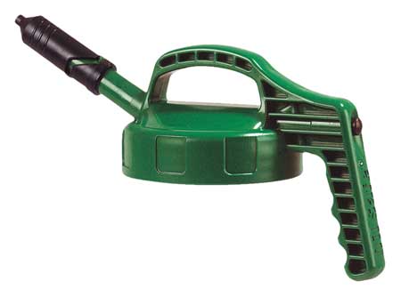 Oil Safe Mini Spout Lid, w/0.27 In Out, Mid Green 100405
