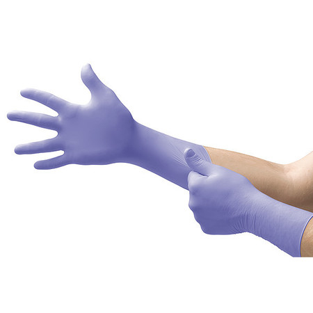 ANSELL Exam Gloves with Advanced Barrier Protection, Nitrile, Powder Free Violet Blue, 3XL, 40 PK SEC-375-3XL