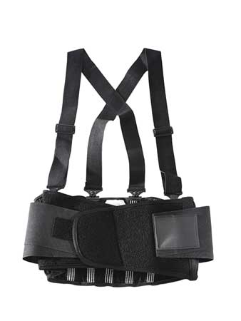 Ok-1 Back Support W/Suspenders, Contoured, M OK-200S-M