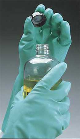 MAPA 12-1/2" Chemical Resistant Gloves, Nitrile, 8, 1 PR 34492178