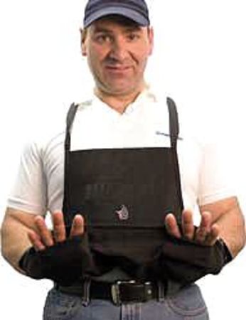 ZORO SELECT Apron, Universal, Black 3RYW5  BALLISTIC SELF HEAL