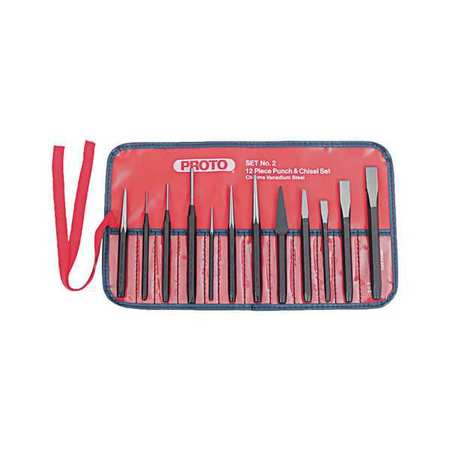 Proto Punch and Chisel Set, 12 Pieces J2