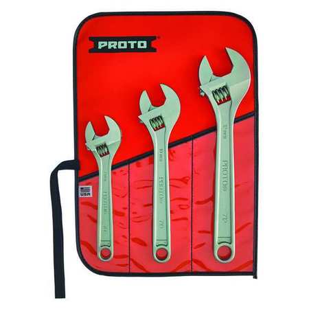 Proto 3 pc. Adjustable Wrench Set (J795) J795