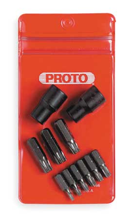 PROTO 11 Piece Torx Bit Set, 3/8 in J5239P