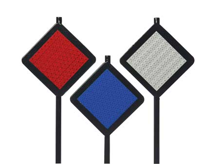 Zoro Select Reflective Driveway Marker, Red, 48 In H 711