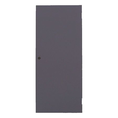 CECO Security Door, RH, 84 in H, 36 in W, 1 3/4 in Thick, 18-gauge steel, Type: Steel Stiffened CSSD-FL3070-RH-CYL-ST