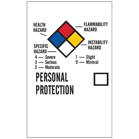 BRADY NFPA Label, 2 In.H, 1-1/4 In.W, Paper, PK500 99199