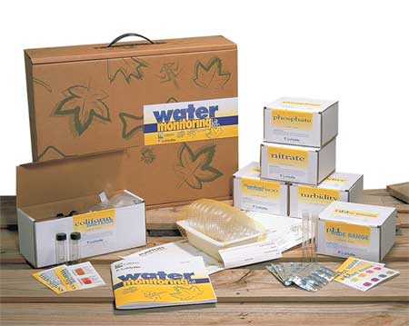 LAMOTTE Water Test Ed Kit, pH, Dis O2, Nitrate, etc 5848