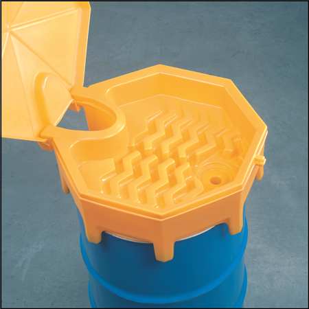 Ultratech Drum Funnel with Lid, 26.5 In, with Spout 499