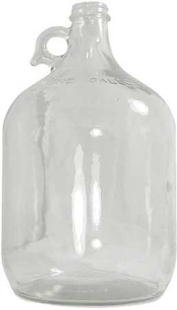 QORPAK Bottle, Narrow Mouth, 3840mL, Clear, PK4 GLA-00838