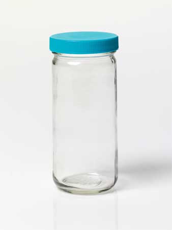 Zoro Select Precleaned Wide-Mouth Jar, 250ml, PK12 3UDC3
