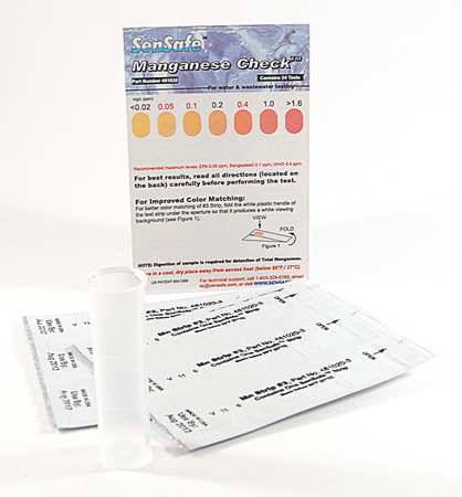 INDUSTRIAL TEST SYSTEMS Test Strips, Manganese, 0.2-2ppm, PK24 481020