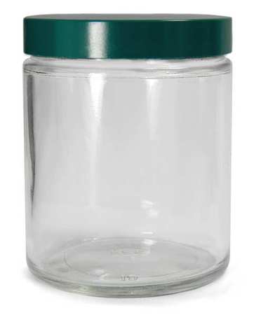 Qorpak Bottle, Wide Mouth, 500 mL, 16 oz., PK12 GLC-01692