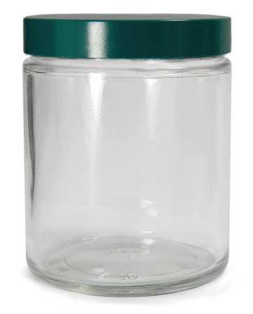 QORPAK Jar, 32 oz., Glass, Wide Mouth, PK12 GLC-01721