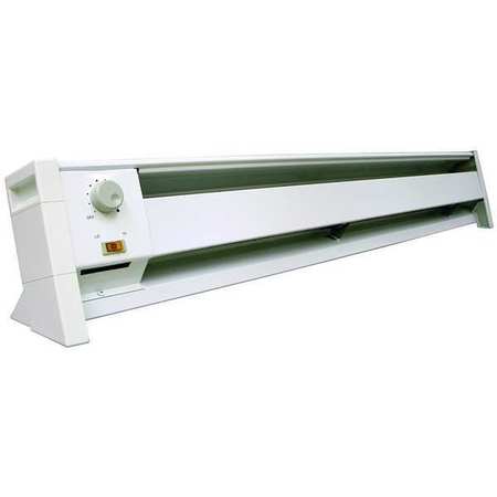 Dayton Electric Baseboard Heater, 1500W/1000W, 120V AC, 1 Phase 3UG01