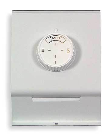 DAYTON Electric Baseboard Heater Thermostat, 1 Poles, Northern White 3UG90