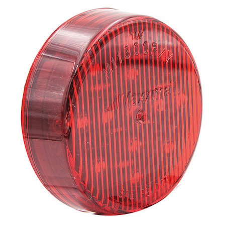 MAXXIMA Clearance Light, LED, Red, Round, 2-1/2 Dia AX10RG-KIT