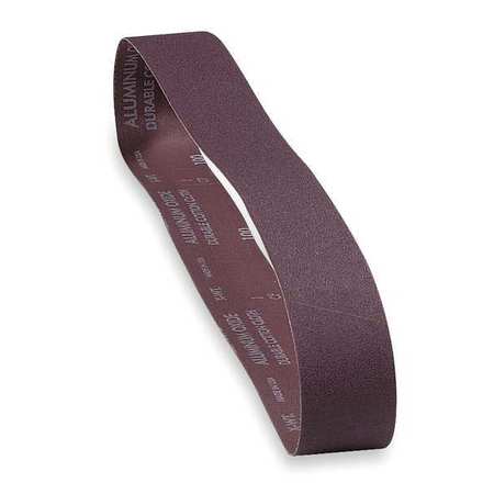 Norton Abrasives Sanding Belt, Coated, 2 in W, 42 in L, 80 Grit, Medium, Aluminum Oxide, R228 Metalite, Brown 78072743932