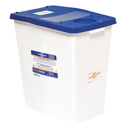 COVIDIEN Sharps Container, 12 Gal., Hinged, PK2 KKPS100860
