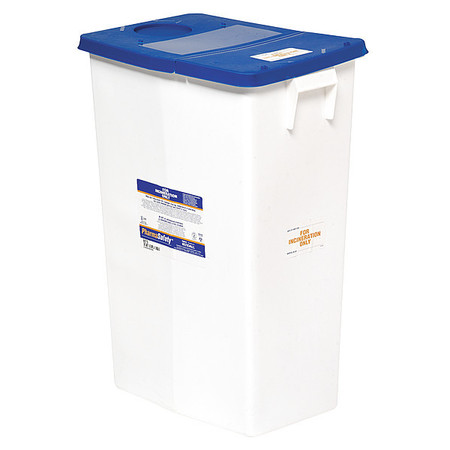 COVIDIEN Sharps Container, 18 Gal., Hinged Lid, PK5 KKPS100870
