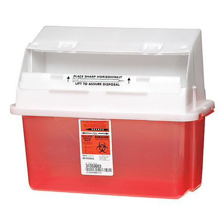 COVIDIEN Sharps Container, 1.25 Gal., PK3 KD5G019603