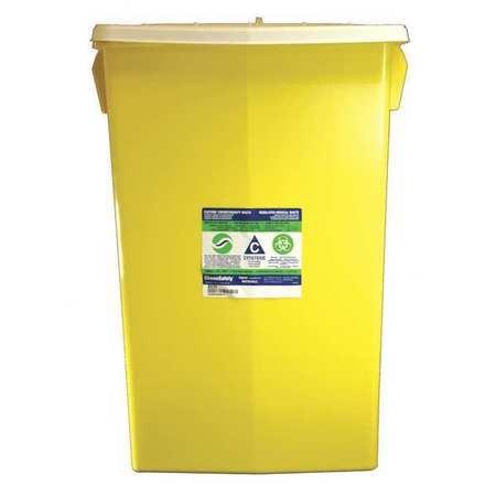 Covidien Chemo/Sharps Container, 2 Gal., Hinged, PK5 SCWC100982