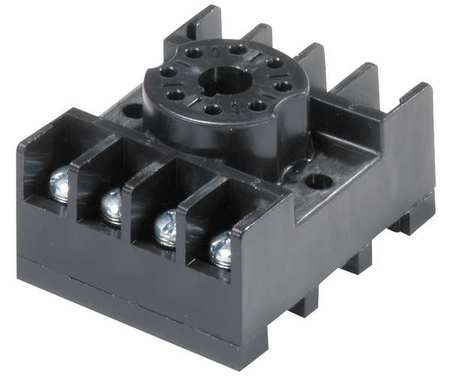 Icm Relay Socket, 8 Pin Octal Plug-in Base, - Contact Rating (Amps), - Volts, - Time Delay ACS-8