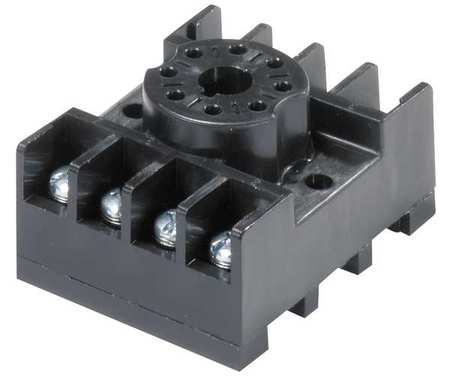 Relay Socket, 8 Pin Octal Plug-in Base, - Contact Rating (Amps), - Volts, - Time Delay -  ICM, ACS-8