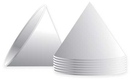 Gatorade Disposable Cone Cup 6 oz., White, Paper, 200PK 49972