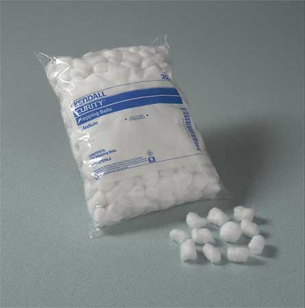 Covidien Cotton Balls, Non-Sterile, Cotton, PK500 KMCB019600