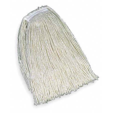 TOUGH GUY 1 in Looped-End Wet Mop, 34 oz Dry Wt, Looped-End 3U921