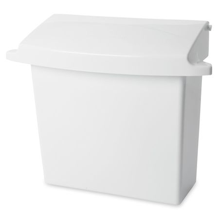 Rubbermaid Commercial Sanitry Napkn Rcptcl, 12-1/2In.x10-3/4In. FG614000WHT