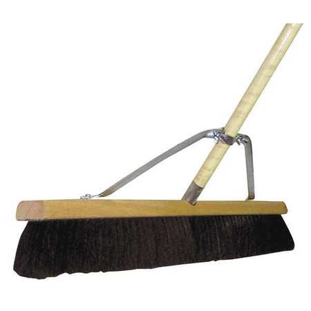 TOUGH GUY Broom Brace, Metal, Silver, 12-1/2 in. 1VAD2