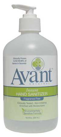 AVANT Hand Sanitizer, Size 16 oz., Pump Bottle 12089-16-FF