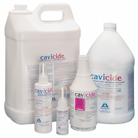 Cavicide Cleaner and Disinfectant, 8 oz. Bottle, Unscented 08CD078008