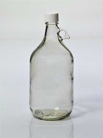 QORPAK Bottle, 2500 mL, 80 oz., Clear, PK6 GLC-02234