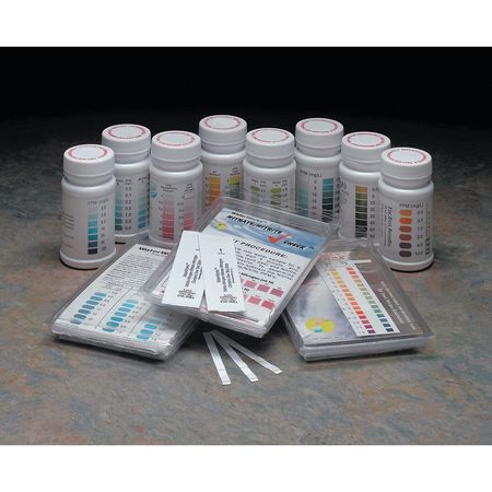 Industrial Test Systems Test Strips, Free Chlorine, 0-25ppm, PK50 480023