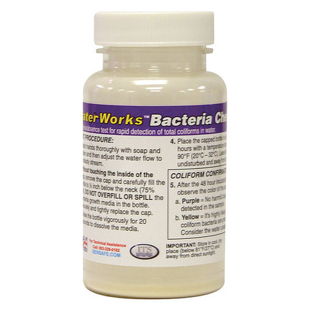 INDUSTRIAL TEST SYSTEMS Test Powder Bacteria Check 1 Waterworks 481197