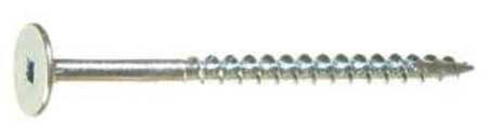 Zoro Select Wood Screw, #10, 2-7/16 in, Zinc Plated Steel Flat Head Torx Drive, 1500 PK PHZ8.2.5 -1500PC