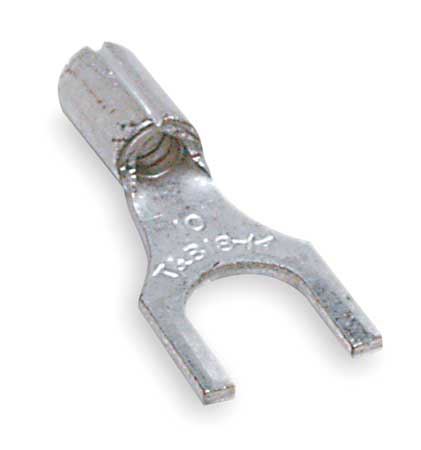 STA-KON 22-16 AWG Non-Insulated Fork Terminal #6 Stud PK100 A18-6F
