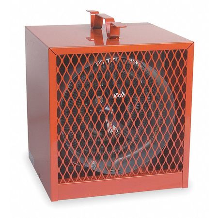 DAYTON Portable Electric Jobsite & Garage Heater, 4000W/3000W, 208/240V AC 3VU34