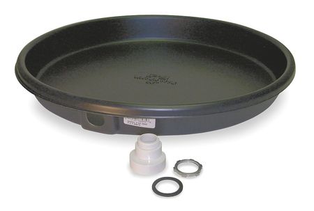 Zoro Select Water Heater Drip Pan, 22 In Dia, Plastic 3VU59