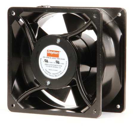 Dayton Standard Square Axial Fan, Square, 115V AC, 1 Phase, 355 cfm 3VU66