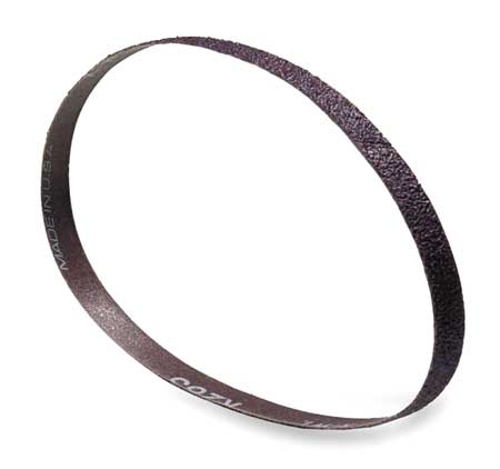 NORTON ABRASIVES Sanding Belt, Coated, 1/2 in W, 12 in L, P100 Grit, Medium, Aluminum Oxide, R283 Metalite, Maroon 78072727553