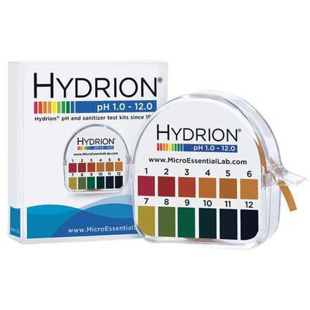 Hydrion pH Paper, Hydrion Dispenser 3VZR6