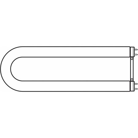 Current GE LIGHTING 32W, T8 U-Shaped Fluorescent Light Bulb F32T8/SPX35/U6/2