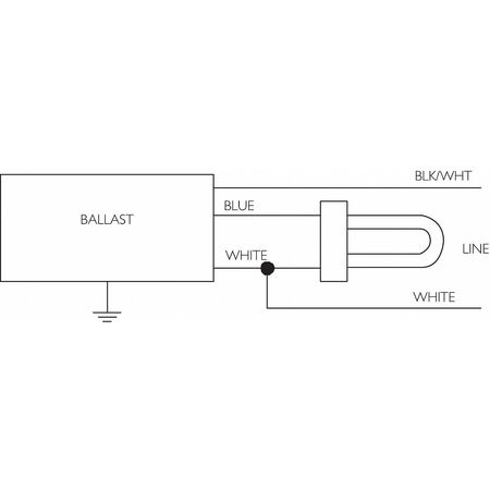 Advance CFL Ballast, Magnetic, 26W, 120V H-1Q26-TP-W