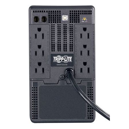 Tripp Lite Smart UPS, 550VA, 6 Outlets, Tower/Wall, Out: 110/115/120V AC , In:120V AC SMART550USB