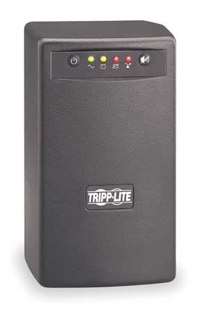TRIPP LITE Smart UPS, 550VA, 6 Outlets, Tower/Wall, Out: 110/115/120V AC , In:120V AC SMART550USB