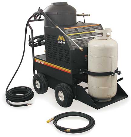 Mi-T-M Hot Water Pressure Washer 1500 psi GH-1502-LM10 LP Fire